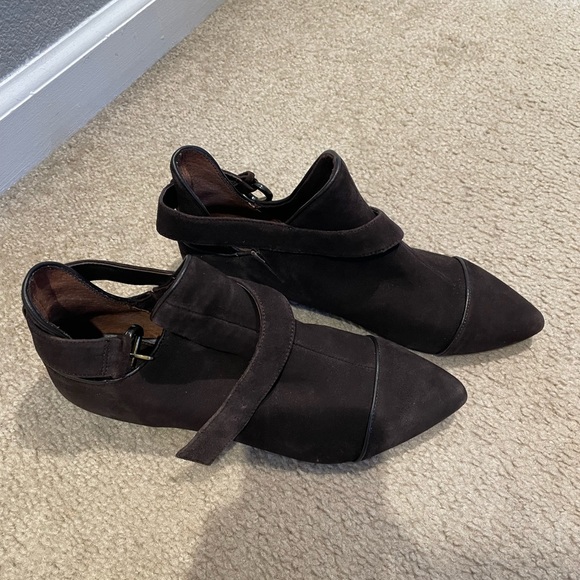 Leon Max brown suede flats Size 7.5 - Picture 12 of 12
